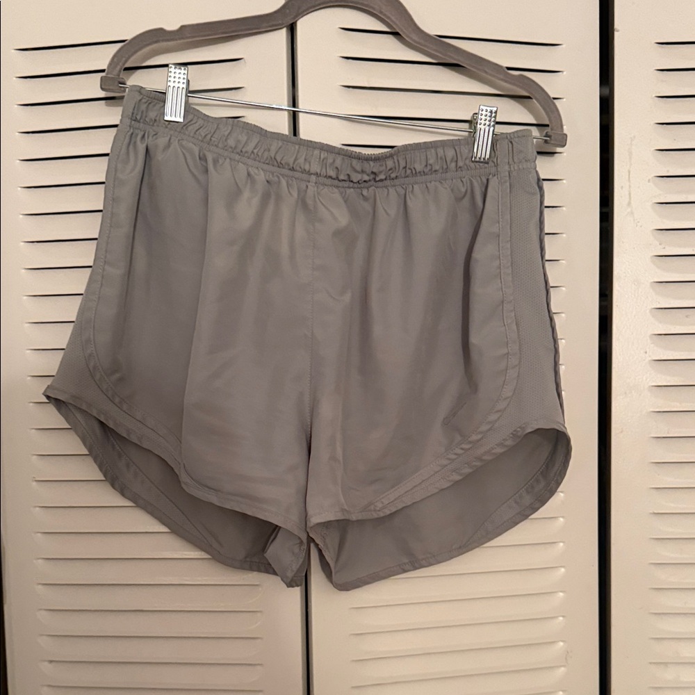 Women’s Athletic Shorts — Gray Lightweight Running Shorts